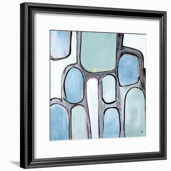 Mint Honey Comb-Brent Abe-Framed Giclee Print