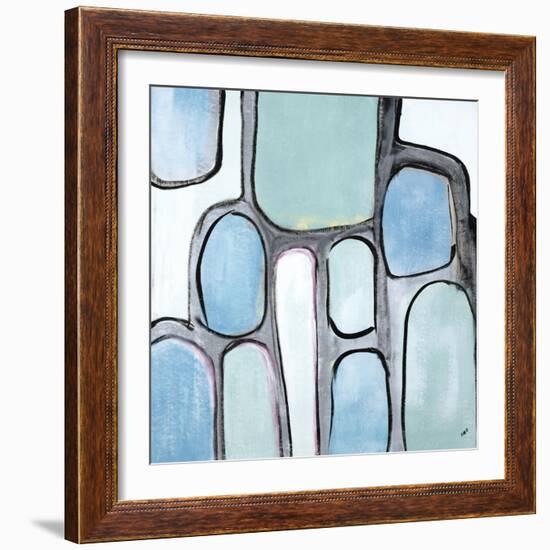 Mint Honey Comb-Brent Abe-Framed Giclee Print