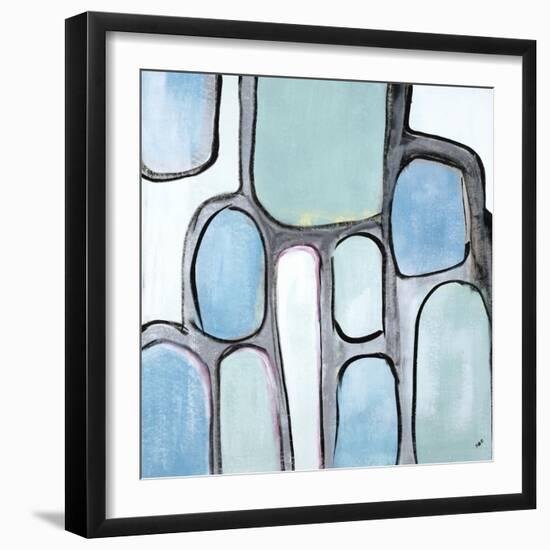 Mint Honey Comb-Brent Abe-Framed Giclee Print