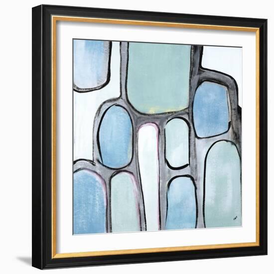 Mint Honey Comb-Brent Abe-Framed Giclee Print