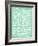 Mint Waves-Cat Coquillette-Framed Art Print