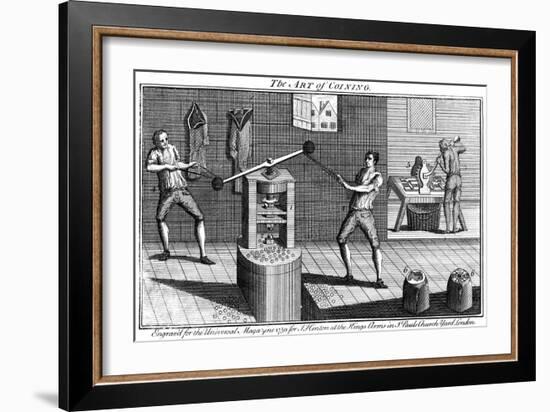 Minting Coins, 1750-null-Framed Giclee Print