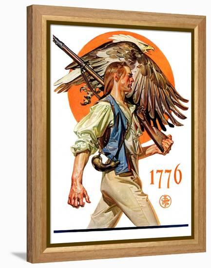 "Minute Man,"June 29, 1929-Joseph Christian Leyendecker-Framed Premier Image Canvas