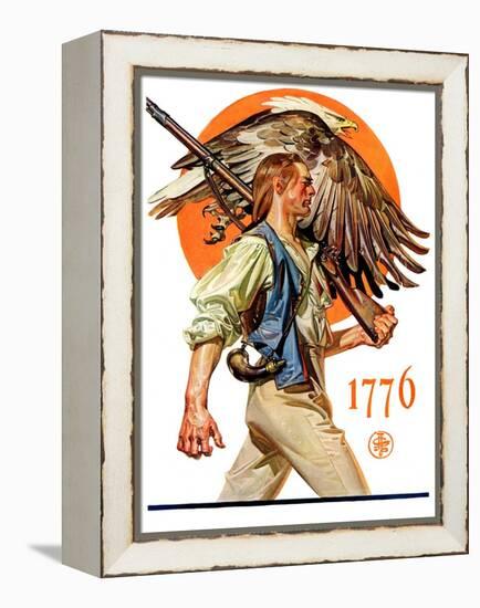 "Minute Man,"June 29, 1929-Joseph Christian Leyendecker-Framed Premier Image Canvas