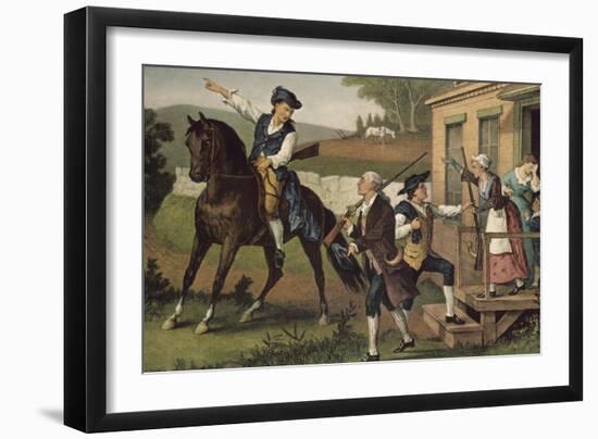 Minute Men of the Revolution-Currier & Ives-Framed Giclee Print