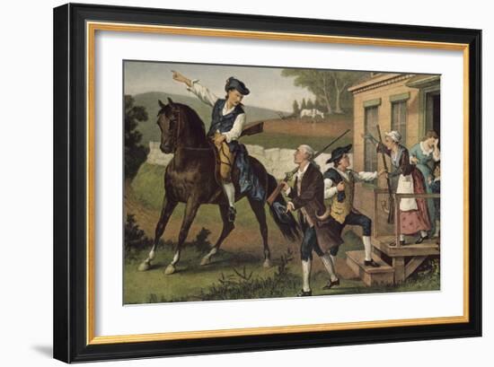 Minute Men of the Revolution-Currier & Ives-Framed Giclee Print