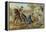 Minutemen, 1776-Currier & Ives-Framed Premier Image Canvas