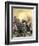 Minutemen at the Battle of Bunker Hill at the Outbreak of the American Revolution, c.1775-null-Framed Giclee Print