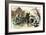 Minutemen at the Battle of Lexington, Starting the American Revolutionary War, c.1775-null-Framed Giclee Print