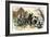 Minutemen at the Battle of Lexington, Starting the American Revolutionary War, c.1775-null-Framed Giclee Print