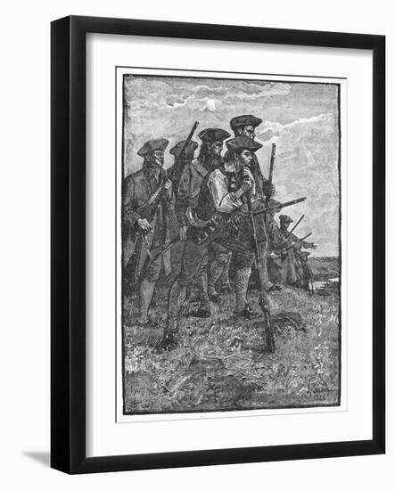Minutemen, C1776-null-Framed Giclee Print