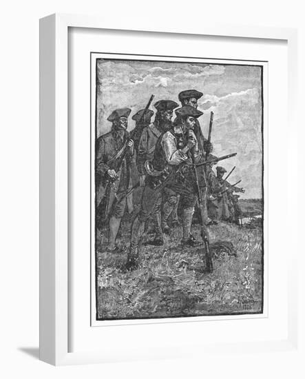 Minutemen, C1776-null-Framed Giclee Print