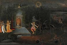 Illustration to the Ramayana, circa 1750-1760-Mir Kalan Oudh-Premier Image Canvas