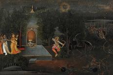 Illustration to the Ramayana, circa 1750-1760-Mir Kalan Oudh-Premier Image Canvas