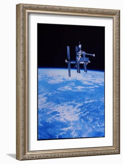 Mir Space Station-null-Framed Photographic Print