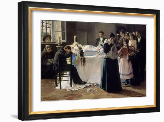 Mira Que Bonita Era-1895-Julio Romero de Torres-Framed Giclee Print