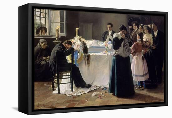 Mira Que Bonita Era-1895-Julio Romero de Torres-Framed Premier Image Canvas