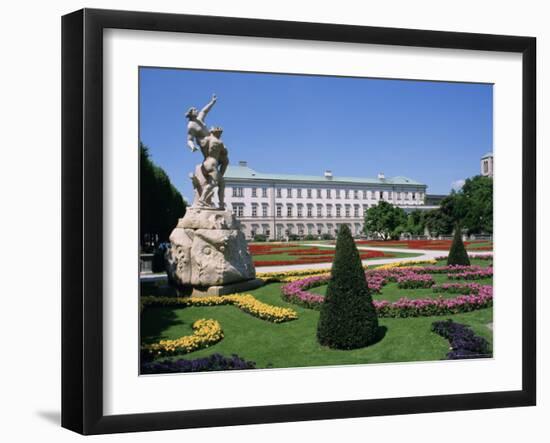 Mirabell Gardens and Schloss Mirabell, Salzburg, Austria, Europe-Ken Gillham-Framed Photographic Print