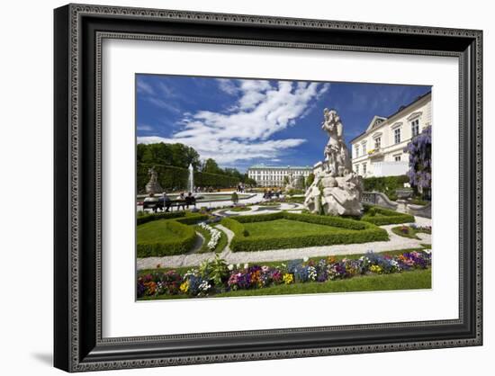 Mirabell Palace and Gardens in Salzburg, Austria-null-Framed Art Print