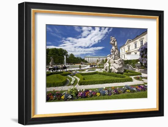Mirabell Palace and Gardens in Salzburg, Austria-null-Framed Art Print
