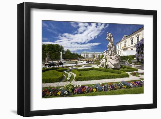 Mirabell Palace and Gardens in Salzburg, Austria-null-Framed Art Print