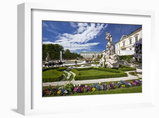 Mirabell Palace and Gardens in Salzburg, Austria-null-Framed Art Print