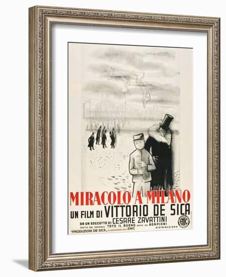 Miracle in Milan, 1950 (Miracolo a Milano)-null-Framed Giclee Print