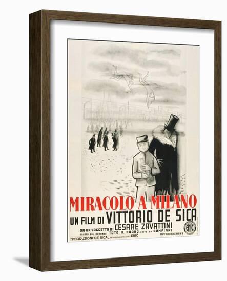 Miracle in Milan, 1950 (Miracolo a Milano)-null-Framed Giclee Print