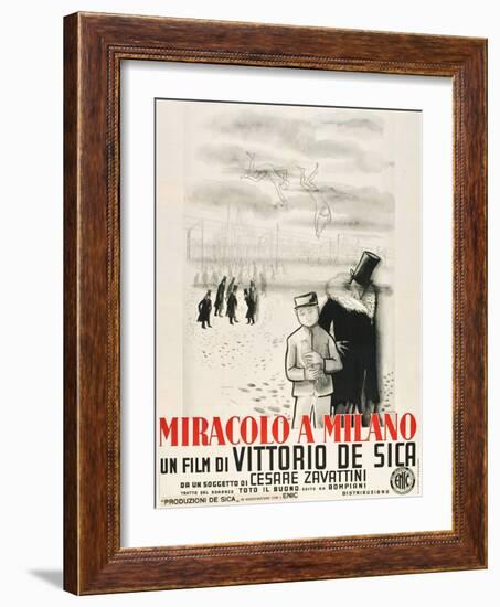 Miracle in Milan, 1950 (Miracolo a Milano)-null-Framed Giclee Print