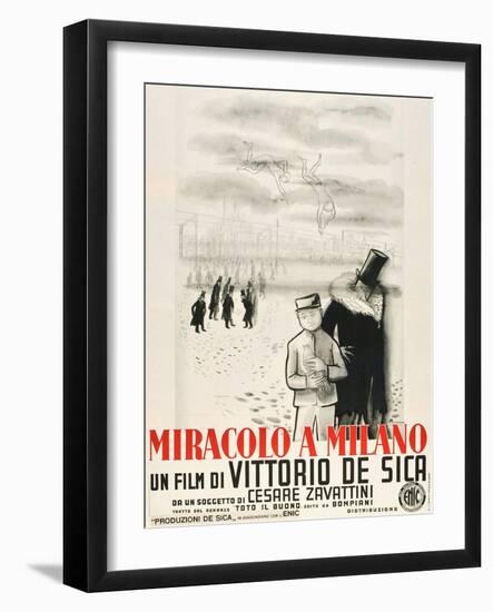 Miracle in Milan, 1950 (Miracolo a Milano)-null-Framed Giclee Print