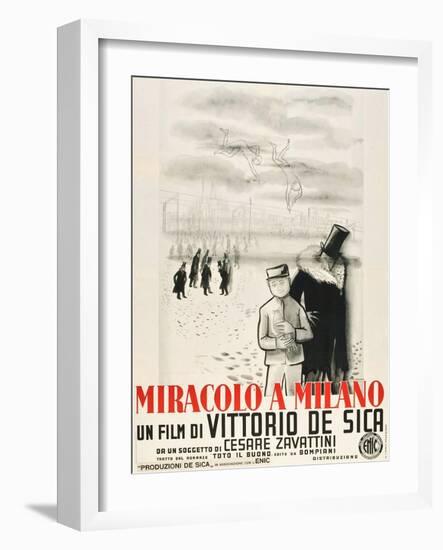Miracle in Milan, 1950 (Miracolo a Milano)-null-Framed Giclee Print