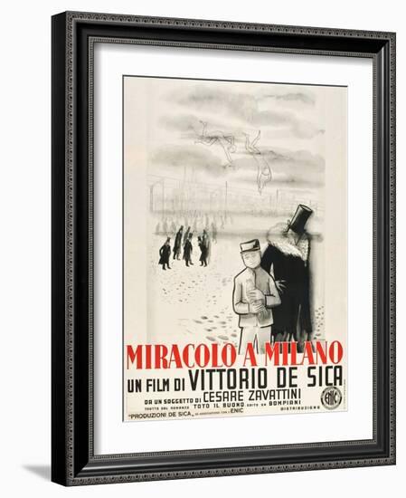 Miracle in Milan, 1950 (Miracolo a Milano)-null-Framed Giclee Print