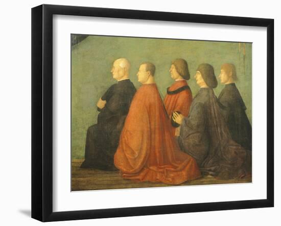 Miracle of Cross at Bridge of San Lorenzo-Gentile Bellini-Framed Giclee Print