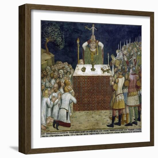 Miracle of Host Driving Away Devil-null-Framed Giclee Print