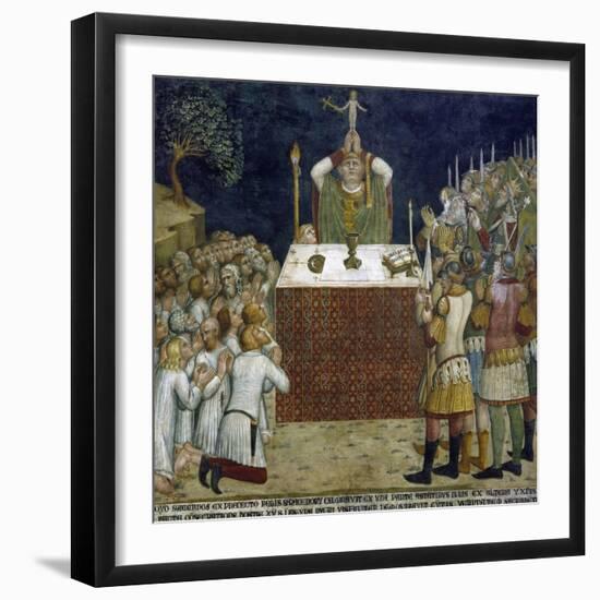 Miracle of Host Driving Away Devil-null-Framed Giclee Print