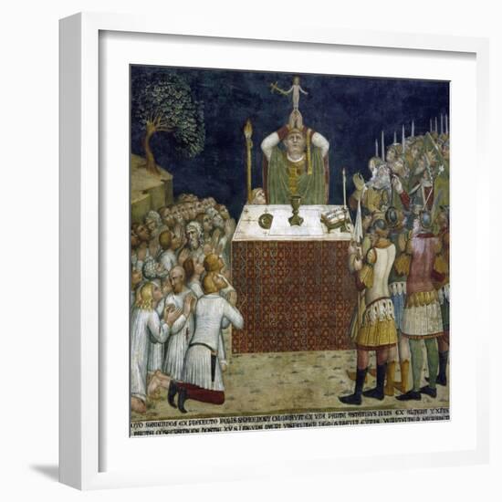 Miracle of Host Driving Away Devil-null-Framed Giclee Print