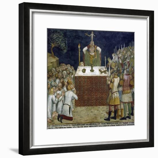 Miracle of Host Driving Away Devil-null-Framed Giclee Print