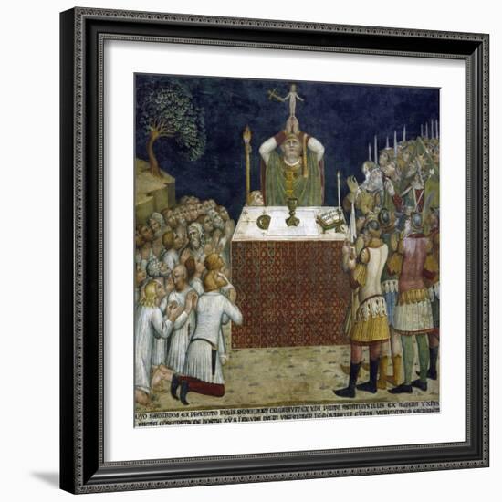 Miracle of Host Driving Away Devil-null-Framed Giclee Print