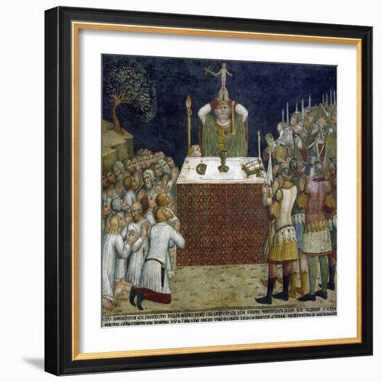 Miracle of Host Driving Away Devil-null-Framed Giclee Print