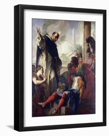 Miracle of St. Dominic-Antonio Balestra-Framed Giclee Print