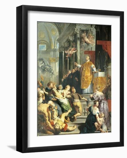Miracle of St Ignatius of Loyola, 1618-19-Peter Paul Rubens-Framed Giclee Print
