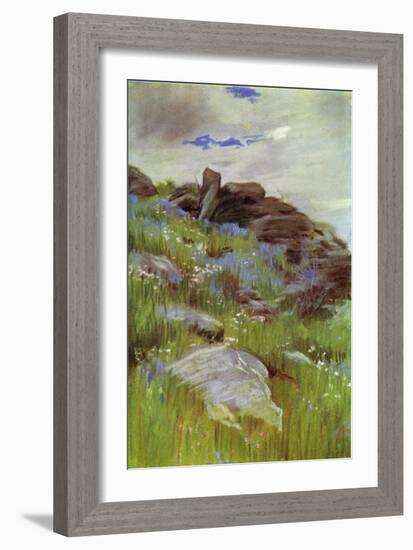 Miracle of the loaves and fishes c1910-Harold Copping-Framed Giclee Print