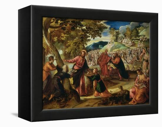 Miracle of the Loves and Fishes-Jacopo Robusti Tintoretto-Framed Premier Image Canvas