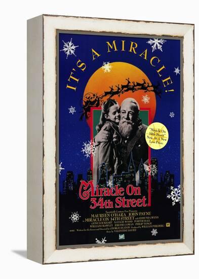 Miracle On 34th Street, 1947-null-Framed Stretched Canvas