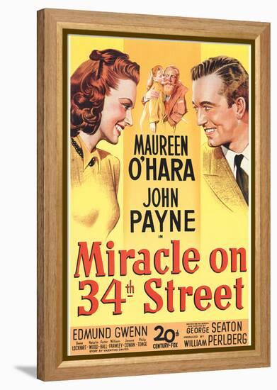 Miracle On 34th Street, 1947-null-Framed Stretched Canvas