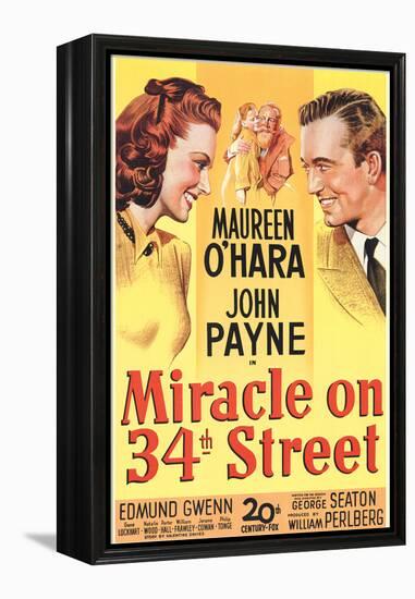 Miracle On 34th Street, 1947-null-Framed Stretched Canvas