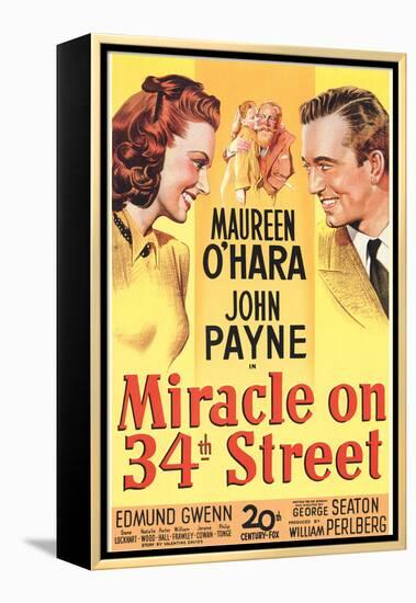 Miracle On 34th Street, 1947-null-Framed Stretched Canvas