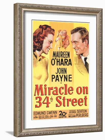 Miracle On 34th Street, 1947-null-Framed Art Print