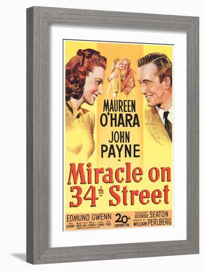 Miracle On 34th Street, 1947-null-Framed Art Print