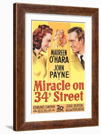 Miracle On 34th Street, 1947-null-Framed Art Print